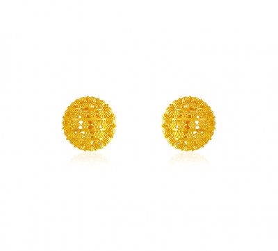 22k Fancy Round Gold Tops ( 22 Kt Gold Tops )