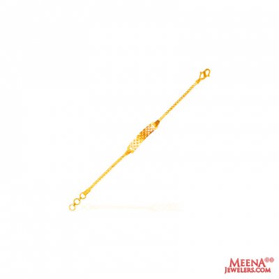 22Kt Gold Baby Bracelet (1 Pc) ( 22Kt Baby Bracelets )