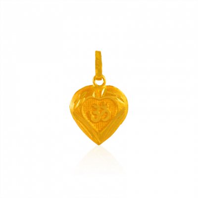 22KT Gold OM Pendant ( Om Pendants )