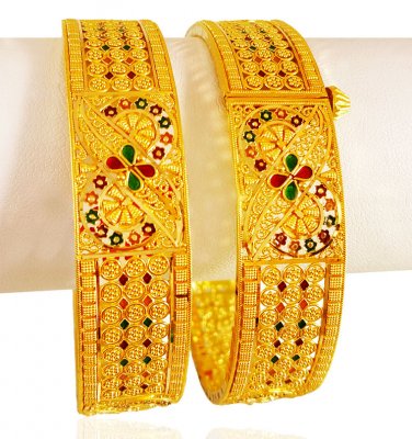 22kt Gold Designer Kada (1Pcs) ( Kadas )