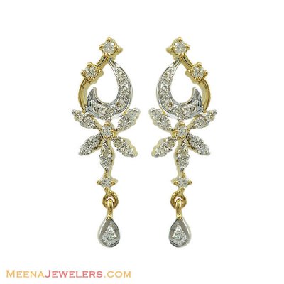 Beautiful Genuine Diamond Earrings ( Diamond Earrings )