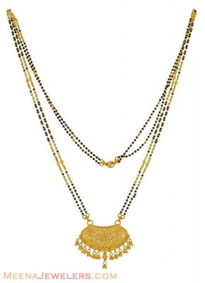 22K Double Layered Mangalsutra Chain ( MangalSutras )