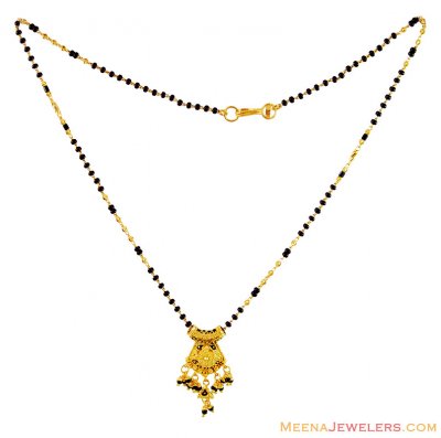 22k Black Meena Mangalsutra ( MangalSutras )