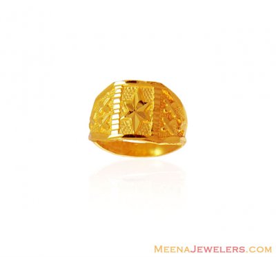 22k Gold Baby Ring | Gold Jewelry | Rajjewels.com