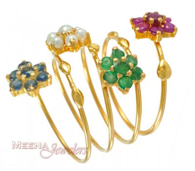 Designer Precious Stone Ring ( Ladies Rings with Precious Stones )