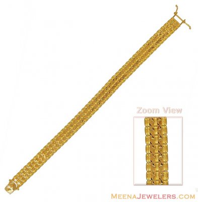Gold bracelet (22k) ( Men`s Bracelets )