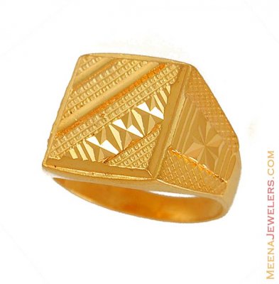 22k Mens Ring ( Mens Gold Ring )