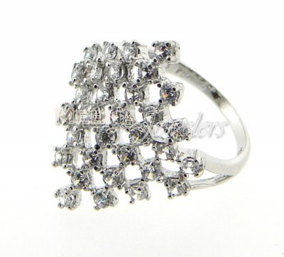 18 Kt White Gold Ladies Rings ( Ladies White Gold Rings )