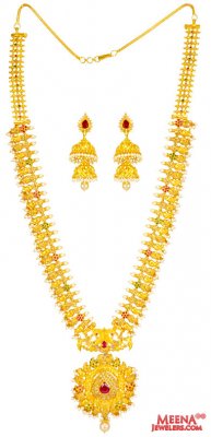 22 kt Uncut Diamond 4 in One Set ( Diamond Necklace Sets )