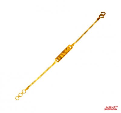 22Kt Gold Baby Bracelet ( 22Kt Baby Bracelets )