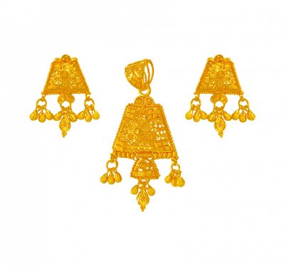 22Kt Gold Pendant Set ( Gold Pendant Sets )