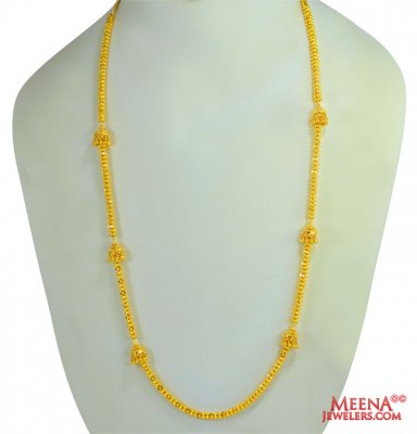 22k Yellow Gold Long Chain(28 Inch) ( 22Kt Long Chains (Ladies) )