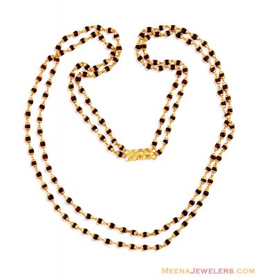 Gold Layered Holy Tulsi Mala ( 22Kt Long Chains (Ladies) )