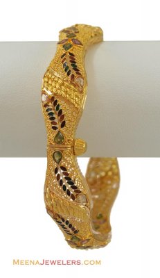 22K Gold Antique  Kada (1 pcs) ( Kadas )