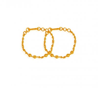 Gold Beads Baby Bracelet ( 22Kt Baby Bracelets )