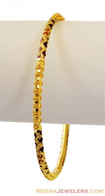 22k Gold (1 pc) Meenakari Bangle ( Gold Bangles )