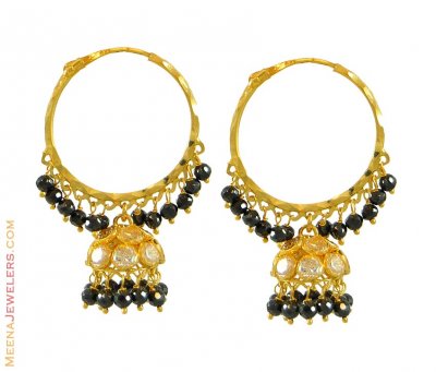 22Kt Gold Hoop Earrings ( Hoop Earrings )