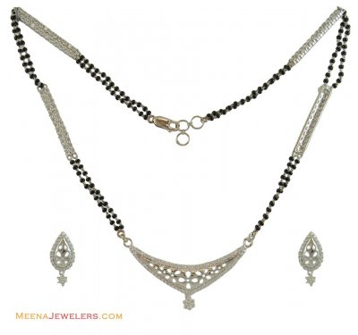 18k Designer Mangalsutra Set  ( Gold Mangalsutra Sets )