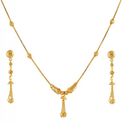 22K Fancy Necklace Set ( Light Sets )