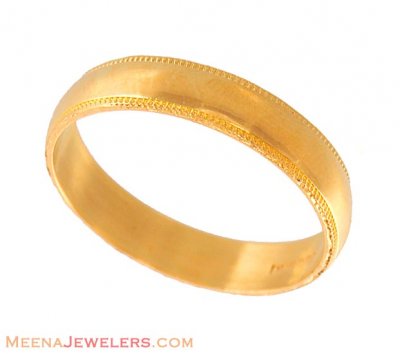 22Kt Gold Wedding Band ( Wedding Bands )