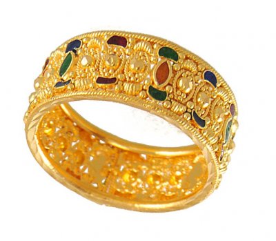 22Kt Gold Ring with Dangling ( Ladies Gold Ring )