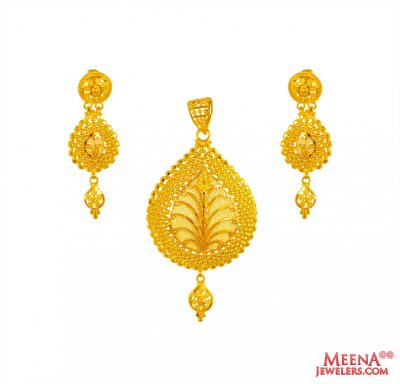 22kt Gold Pendant Set ( Gold Pendant Sets )