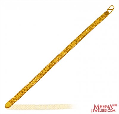 22kt Gold Mens Bracelet  ( Men`s Bracelets )