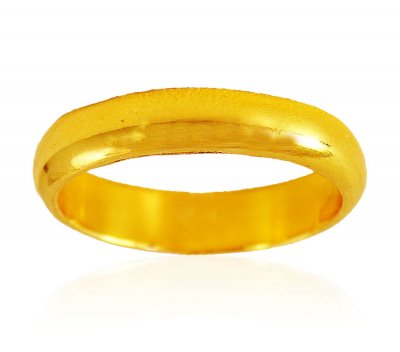 22 Karat Gold Band (Unisex) ( Wedding Bands )