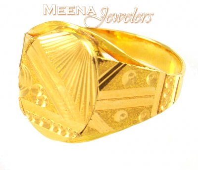 22Kt Gold Mens Ring ( Mens Gold Ring )