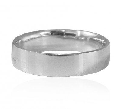 18Kt White Gold Wedding Band ( Wedding Bands )