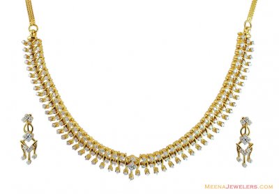 Genuin Diamond Necklace Set ( Diamond Necklace Sets )