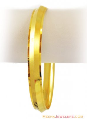 22K Mens Light Weight Kada  ( Mens Gold Kada )