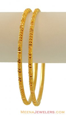 22Kt Yellow Gold Bangles ( Gold Bangles )