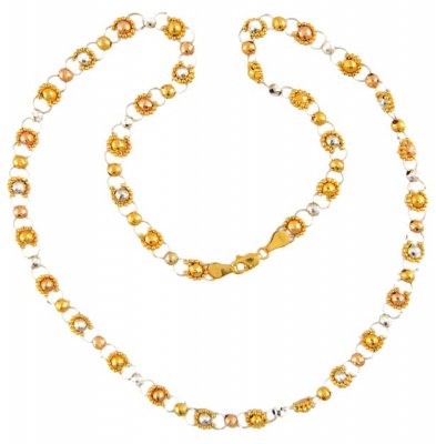 22Kt Gold Fancy (2 Tone) Chain ( 22Kt Gold Fancy Chains )