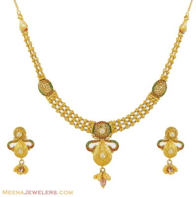 22K Light Kundan Set ( Light Sets )