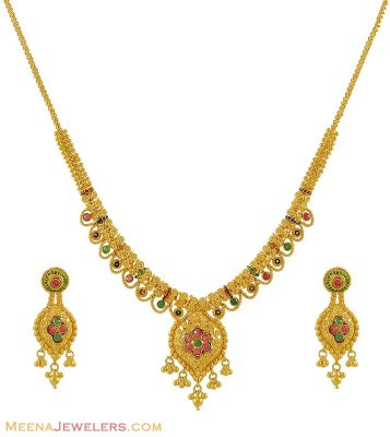 22K Necklace Set ( Light Sets )