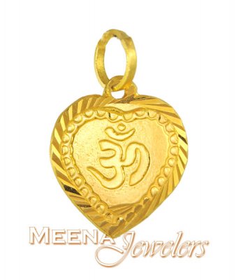 22Kt Om Pendant ( Om Pendants )