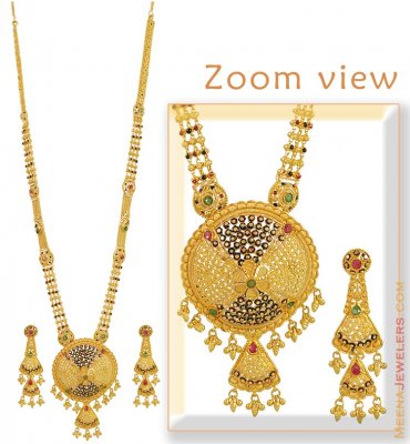 22k Bridal Patta Haar ( Bridal Necklace Sets )