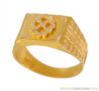 Indian Gold Ring (22 Karat) ( Mens Gold Ring )