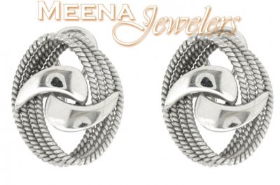 18Kt White Gold Earring ( White Gold Earrings )