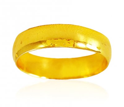 22Kt Gold Band (Unisex) ( Wedding Bands )