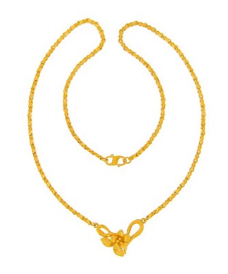 22Kt Gold Necklace ( 22Kt Gold Fancy Chains )