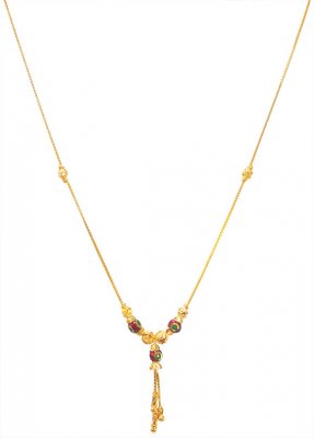 22k Gold Ladies Dokia Chain  ( 22Kt Gold Fancy Chains )