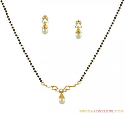 18kt Diamond Mangalsutra Set ( Diamond MangalSutras )