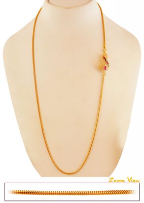 22K Gold Designer Pendant Chain ( 22Kt Gold Fancy Chains )