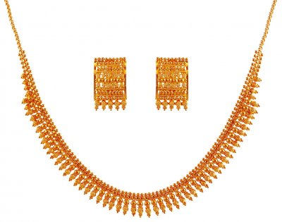 22K Beautiful Necklace Set ( Light Sets )