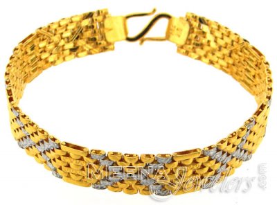 22Kt Gold Men`s Bracelet ( Men`s Bracelets )