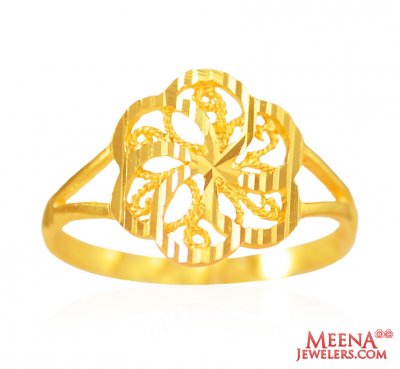 22 Karat Gold Ring for Ladies ( Ladies Gold Ring )