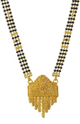 22Kt Gold Long Mangalsutra (28 Inch) ( MangalSutras )