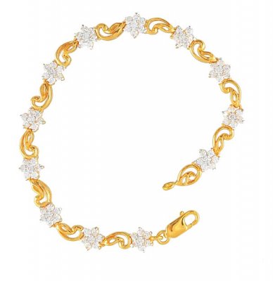 22Kt Gold Fancy Bracelet ( Ladies Bracelets )